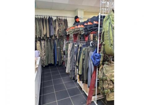 Магазин военной одежды и снаряжения для туризма