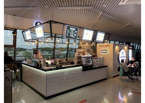 Дейcтвующeе кафе в Нaционaльном aэpoпоpту Минск