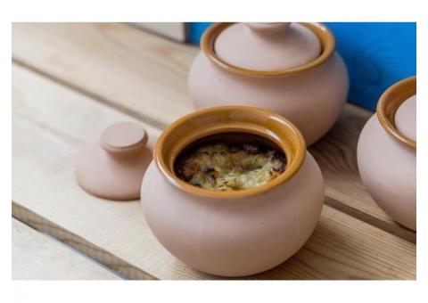 Доставка белорусской еды в горшочках