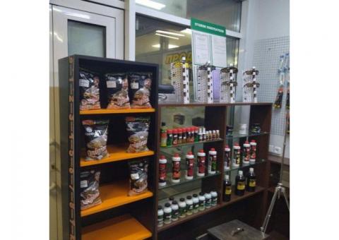 Действующий рыболовный магазин