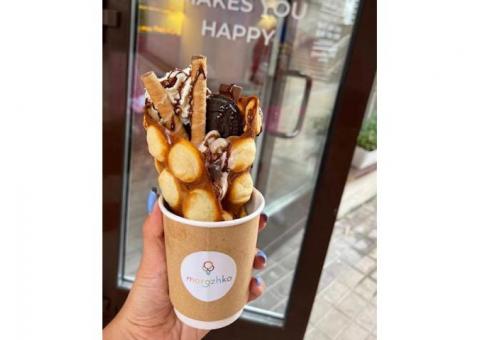 Кафе-вафл-бар на бульваре Пикассо