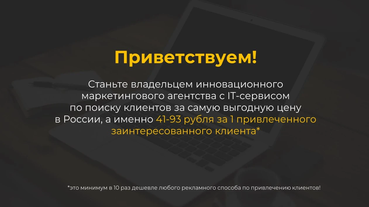 Франшиза маркетингового агентства Альфа